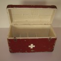 Cassetta di legno fine anni 50 per medicinali  D09